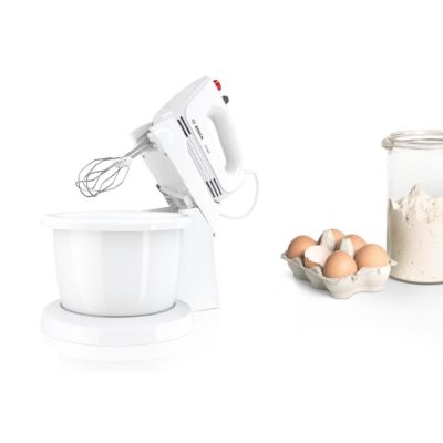 9. Bosch MQWPL2000 Handmixer (Weiß; 375 W)