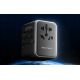 14. Vention 65W GaN Universal-Reiseadapter mit Ladegerät, 2x USB-A, 2x USB-C, Schwarz