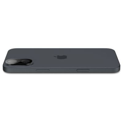 6. Spigen Optik GLAS.TR Kameraschutz 2-PACK für iPhone 16 / 16 PLUS – Schwarz
