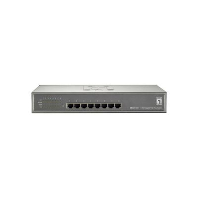 3. LevelOne GB PoE+ Switch 8-Port 19-Zoll 123W 1Gbps