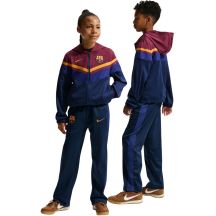 Nike FC Barcelona Heimtrainingsanzug für Kinder, marineblau und bordeauxrot IO3566 682
