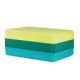 6. Gaiam Teal Tonal Tri 62207 Yogablock