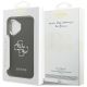 8. Guess Grained Big 4G Classic Logo Hülle für iPhone 17 - Schwarz