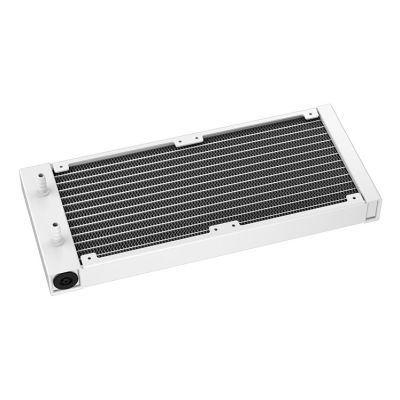 4. DeepCool LE240 WH V2 All-in-One-Flüssigkeitskühler für Prozessoren, 12 cm, Weiß, 1 Stück.