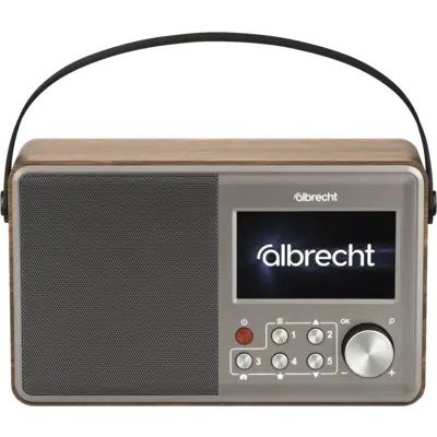 7. Albrecht DR 862 Tragbares Digitaltelefon, Grau, Holz