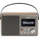7. Albrecht DR 862 Tragbares Digitaltelefon, Grau, Holz