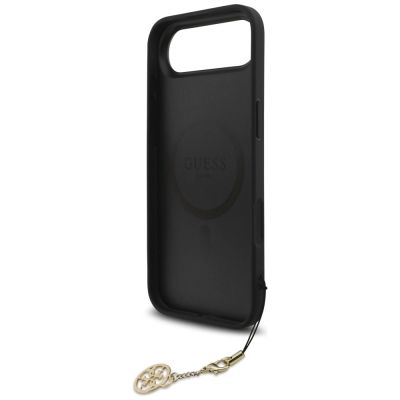 6. Guess 4G Charms Collection MagSafe Hülle für iPhone Air - Schwarz