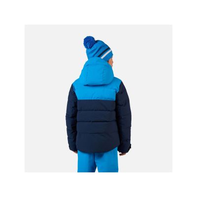 4. ROSSIGNOL Steppjacke für Jungen, Kinder-Skijacke, Marineblau