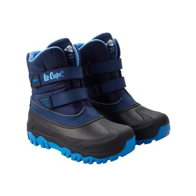5. Lee Cooper Kinder-Winterstiefel, Schneestiefel, marineblau, warm gefüttert, mit Klettverschluss