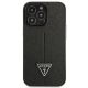 3. Guess Saffiano Triangle Logo Hülle für iPhone 14 Pro Max - schwarz