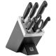 ZWILLING Four Star 35145-007-0 Selbstschärfendes Messerset, 7-teilig, Schwarz