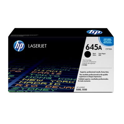 4. Originale schwarze HP 645A LaserJet-Tonerkartusche