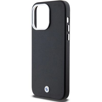 6. BMW Signature Wrapped Metal MagSafe Hülle für iPhone 15 Pro Max – Schwarz