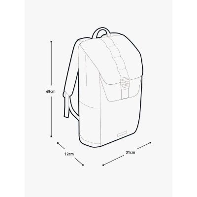 7. EVOC Reiserucksack 16 Dunkeloliv - Schwarz