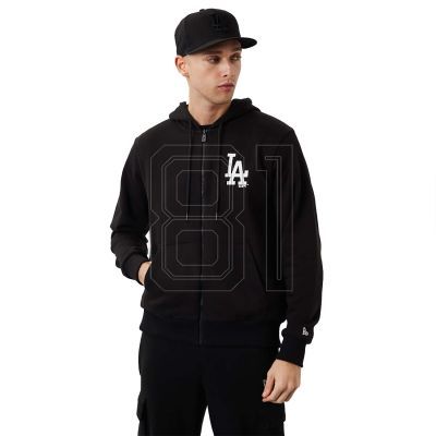 New Era Mlb League Los Angeles Dodgers Essential Kapuzenjacke mit Reißverschluss M 60284775