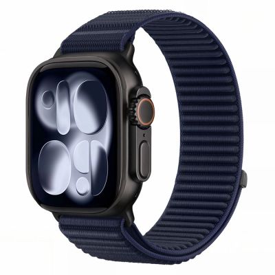 Tech-Protect NylonLoop Armband für Apple Watch 44 / 45 / 46 / 49 mm – Marineblau