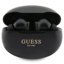 Guess GUTWST50EK TWS Bluetooth-Kopfhörer + Dockingstation – Schwarz Classic EST