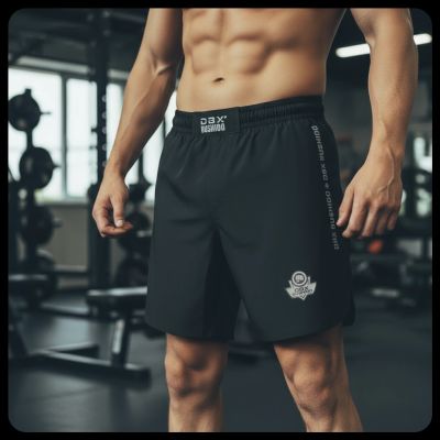 14. Schwarze DBX Bushido MMA-Shorts
