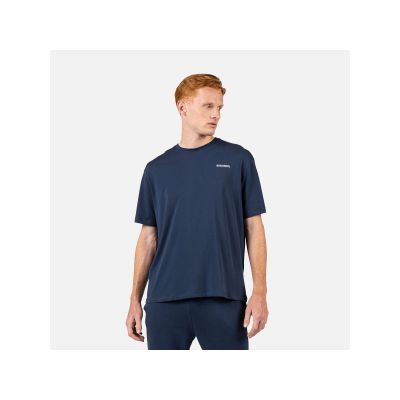ROSSIGNOL Waterfall Relax Tee Marineblaues Herren-T-Shirt