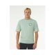 Herren Lycra RIP CURL Pacific Rinse Surflite UPF Kurzarmhemd grün