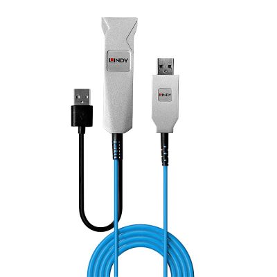 2. Lindy 43345 USB-Kabel USB 3.2 Gen 1 (3.1 Gen 1) 30 m USB A 2 x USB A Blau, Silber