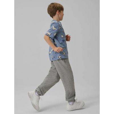 4. Normales bedrucktes Jungen-T-Shirt 4F 4FJRSS26TTSHM3466-32A