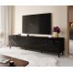 3. ABETO TV-Schrank 200x42x52 schwarz/glänzend schwarz