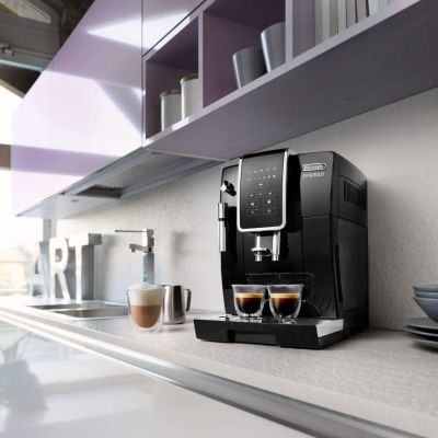 7. DeLonghi Dinamica ECAM 350.15.B (1450W; schwarz) Kaffeevollautomat