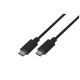 3. Lanberg CA-CMCM-10CU-0010-BK Kabel (USB Typ-C - USB Typ-C; 1 m; schwarz)