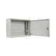 7. Lanberg Rack-Schrank, Wandmontage, 19" 4U+3U, 540x200, flaches Profil, grau (montiert)