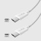 10. SBS TECABLETISSUETCCG USB-C – USB-C-Kabel 1,5 m 60 W geflochten – grau
