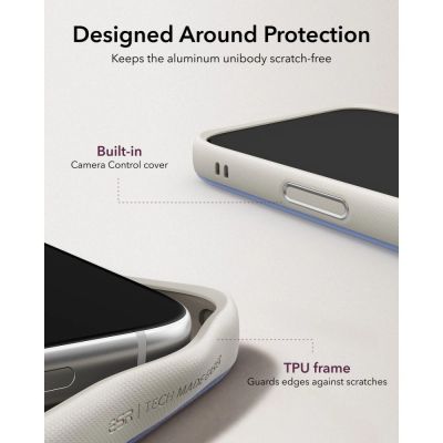 8. ESR Atelier Kickstand MagSafe Hülle für iPhone 18 Pro / 17 Pro – Grau