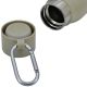 4. THERMOFLASCHE 550 ML MIT KARABINERHAKEN, BEIGE, STAMINA