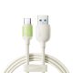 Joyroom S-A53 3A USB-A - USB-C Kabel mit fluoreszierender Spitze 2m - Beige