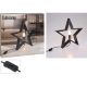12. Dekorativer Stern mit LED-Beleuchtung, 35 cm, Schwarz
