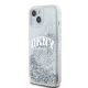 2. DKNY Liquid Glitter Big Logo Hülle für iPhone 15 / 14 / 13 – Weiß