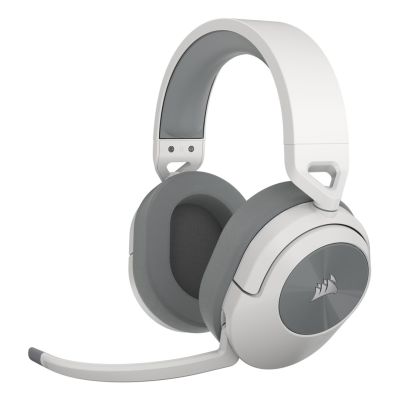3. Corsair HS55 Kabelloses Bluetooth-Headset mit Kopfbügel, Gaming, Weiß
