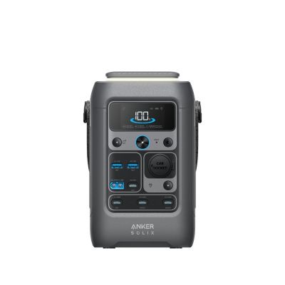 6. Anker Solix C300X DC 288Wh 300W Tragbares Powerstation-Set + PS60 60W Solarpanel