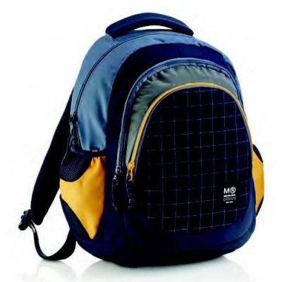 Miquelrius Rucksack Triple Berlin Recy 30 l mit 3 Fächern, schwarz