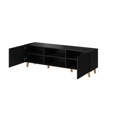 TV-Schrank PAFOS 150x40x52 schwarz matt