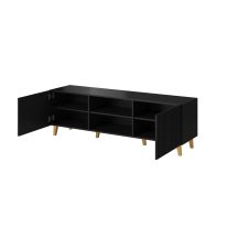 TV-Schrank PAFOS 150x40x52 schwarz matt