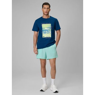 4. Herren-T-Shirt mit Aufdruck, regulär, Größe 4F 4FWSS26TTSHM2783-46S