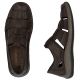 4. Braune Herren-Lederschuhe mit Lochmuster, Modell Rieker 05281-25