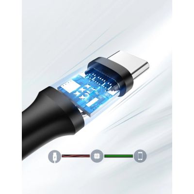 6. Ugreen US287 60115 USB-A/USB-C 2A Kabel 0,5 m – schwarz
