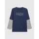 8. Lockeres Langarmshirt mit Aufdruck für Jungen 4F 4FJRSS26TLONM631-31S