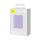 8. Baseus Magnetic Mini Inductive Powerbank 10000mAh 20W - Lila + USB-C - USB-C Kabel
