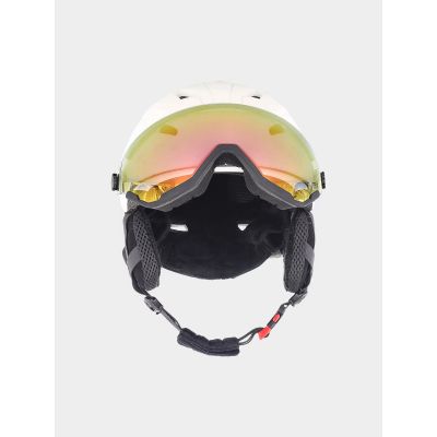 2. Unisex-Skihelm mit Skibrille 4F 4FWAW24AHELU090-11S