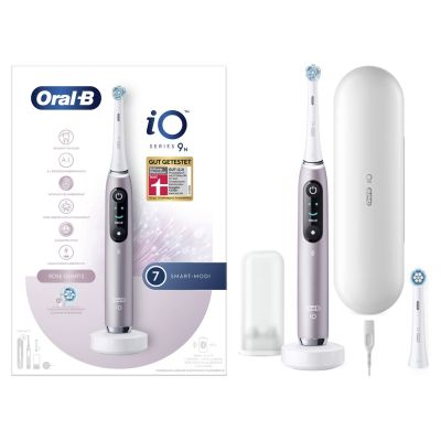 54. Oral-B iO Series 9 Zahnbürste mit Rosenquarz-Finish