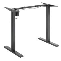 Elektrisch höhenverstellbarer Schreibtisch von Ergo Office, grau, max. Höhe 123 cm, 80 kg - ohne Tischplatte, für Steh- und Sitzarbeit, ER-433