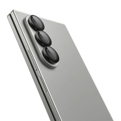 3. Spigen Optik Pro HD Glas.TR EZ Fit 2er-Pack Kameraschutz für Samsung Galaxy Z Fold 7 - Schwarz